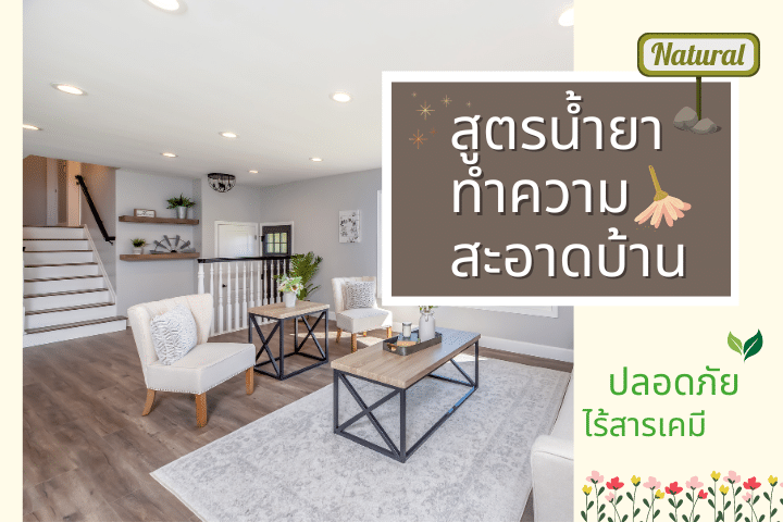 แจกสูตรน้ำยาทำความสะอาดบ้านแบบ DIY ปลอดภัย ไร้สารเคมี