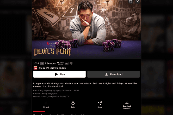 5. The Devil’s Plan – Season 2 (2025) - 5 อันดับวาไรตี้น่าดูใน Netflix ช่วงนี้! อัปเดตล่าสุด 16/5/68