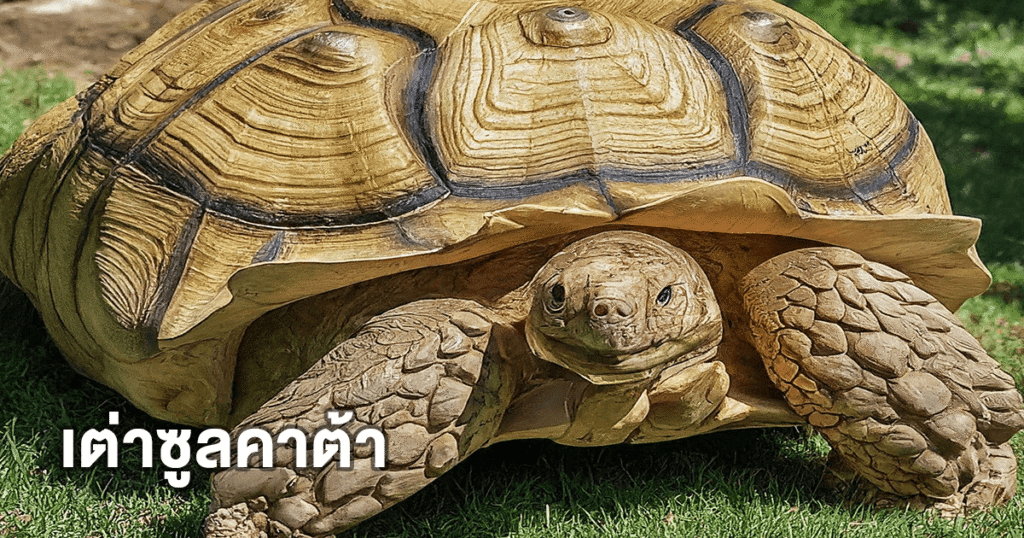 เต่าซูลคาต้า วิธีเลี้ยงเต่าและดูแลเต่าที่ดีที่สุดสำหรับมือใหม่