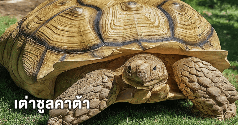 เต่าซูลคาต้า วิธีเลี้ยงเต่าและดูแลเต่าที่ดีที่สุดสำหรับมือใหม่