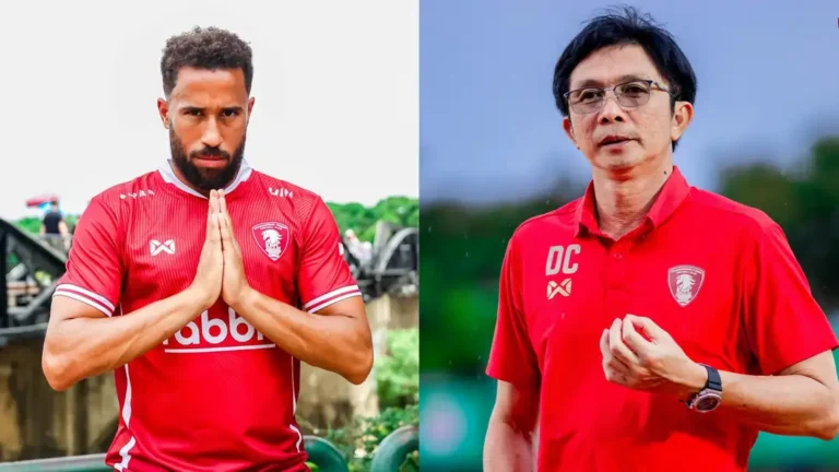 เบอร์ใหญ่ของจริง! ‘โค้ชโอ่ง’ ดุสิต ตื่นเต้นเจอ ทาวน์เซนด์ ตัวเป็นๆ ร่วมทัพ พลังกาญจน์ เอฟซี